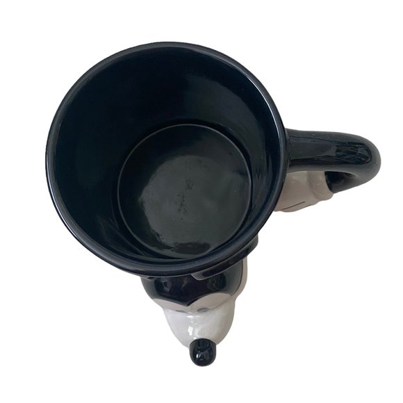 Disney Mickey Mouse Mug Coffee Tea Cup Black Red Face 3D Design NWOT - Picture 5 of 6